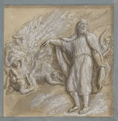 13 Drawings After Bas Reliefs At Florence Pl 12