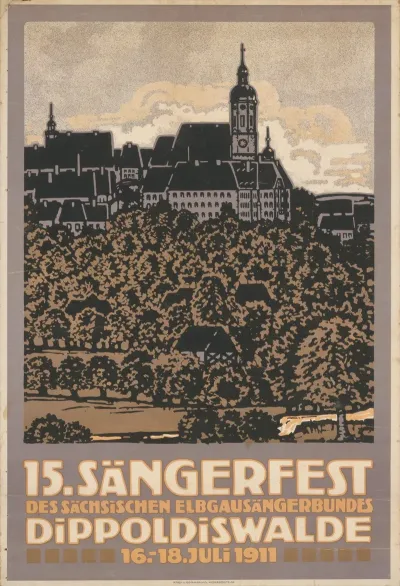15 Sangerfest Des Sachsischen Elbgausangerbundes Dippoldiswalde