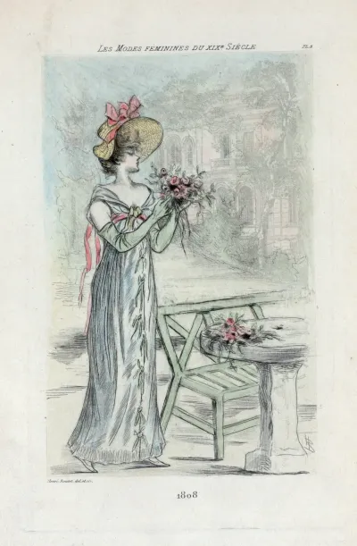 1808 Womens Fashion In Nineteenth Century Paris