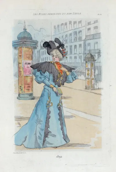 1892 Womens Fashion In Nineteenth Century Paris