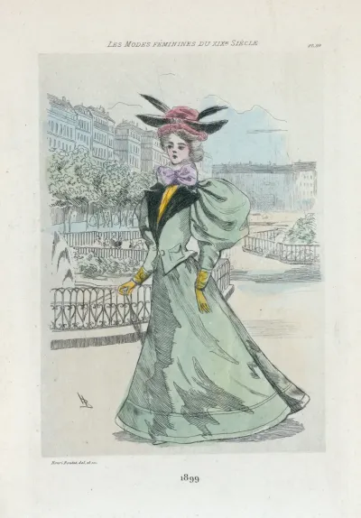 1899 Womens Fashion In Nineteenth Century Paris