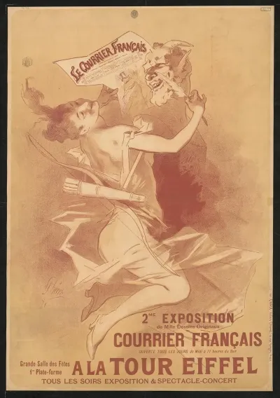 2 Exposition De Mille Dessins Originaux Du Courrier Francais