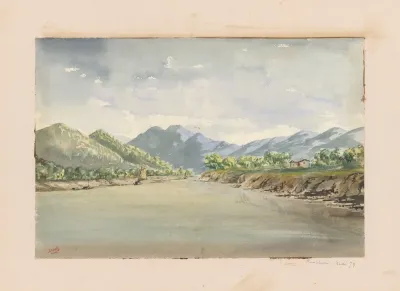 25 Aquarelles Par Auguste Mouillesaux De Bernieres Pl 07