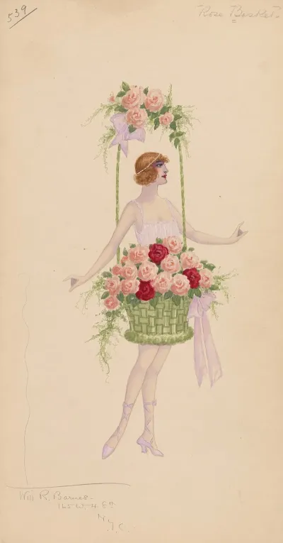 539 Rose Basket
