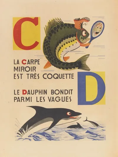 A B C Alphabet Des Petits Poissons Et Des Gros Pl 04