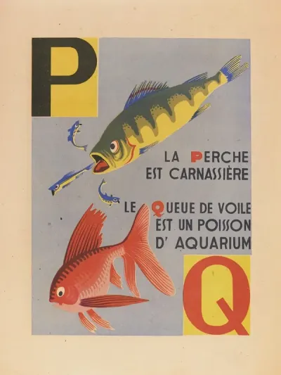 A B C Alphabet Des Petits Poissons Et Des Gros Pl 10
