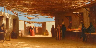 A Bazaar In Cairo