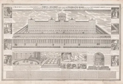 A Beautiful And Accurate Elevation Of The Temple Of Solomon 2