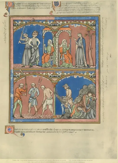 A Book Of Old Testament Illustrations Of The Middle Of The Thirteenth Century Pl 35