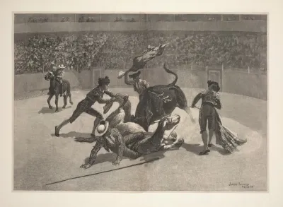 A Bull Fight In Mexico