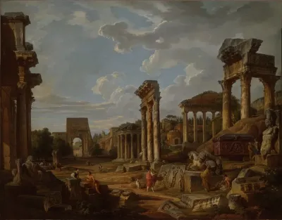 A Capriccio Of The Roman Forum 2
