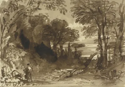 A Clearing In A Forest