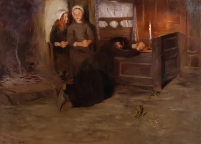 A Death Bed In Brittany