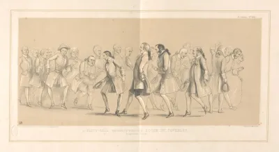 A Fancy Ball Winding Up With Sir Roger De Coverley In Appropriate Costume