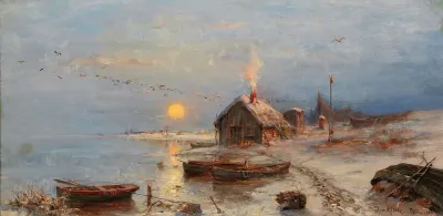 A Fishing Village On The Baltic Coast