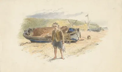 A Fishing Village Tail Piece