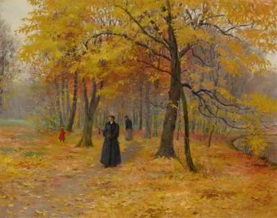 A Forest Walk In Autumn