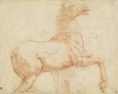 A Marble Horse On The Quirinal Hill Recto