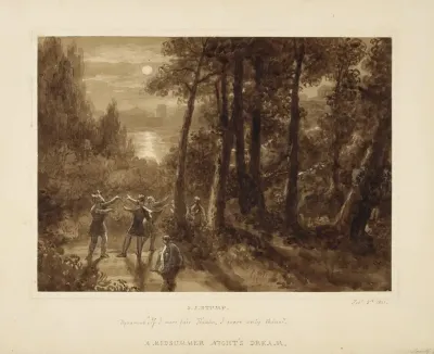 A Midsummer Nights Dream Pyramus If I Were Fair Thisbe