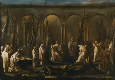 A Monks Burial