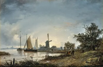 A Moonlit Night By The River