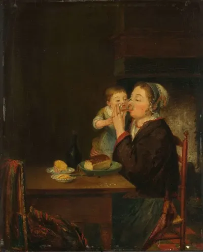 A Mother And Her Child