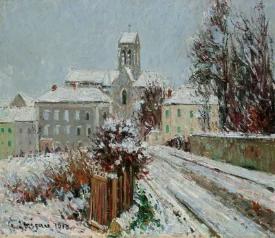 A Neige A Auvers Sur Oise
