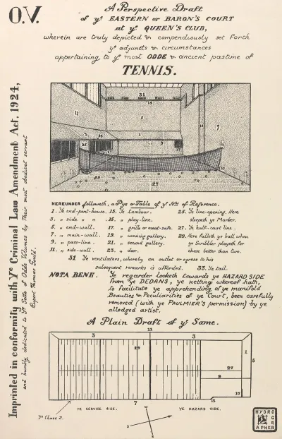 A Perspective Draft Of The Eastern Of Barons Court At The Queens Club