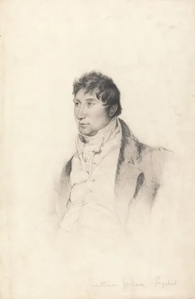 A Portrait Study For The Engraving Of Gentleman Jackson