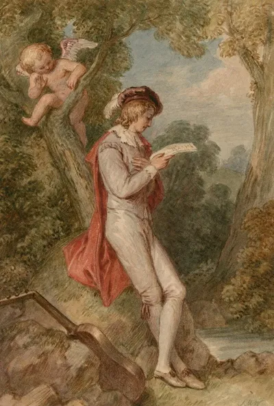A Scene From Loves Labours Lost Act Iv Sc 3 2