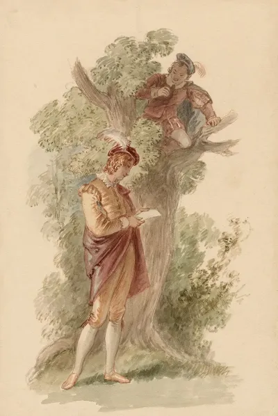A Scene From Loves Labours Lost Act Iv Sc 3