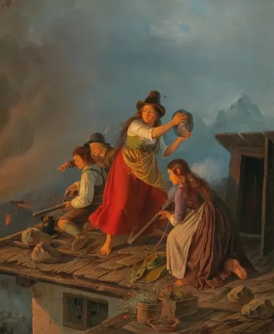A Scene From The Tyrolean Rebellion