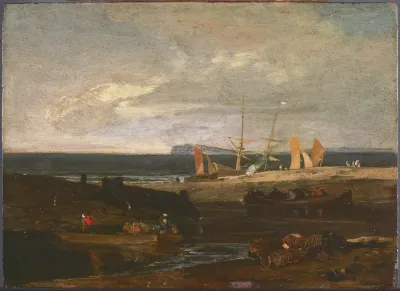 A Scene On The English Coast