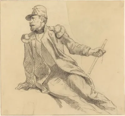 A Seated Soldier