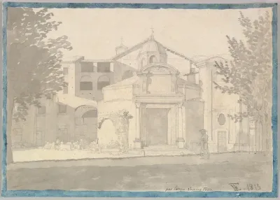 A Section Of The Via Sacra Rome The Church Of Saints Cosmas And Damian 2