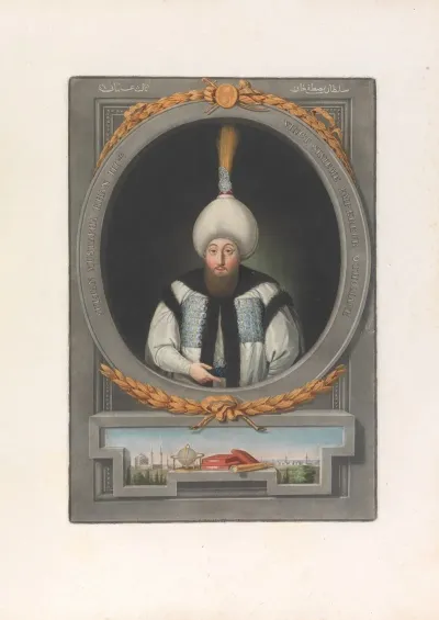 A Series Of Portraits Of The Emperors Of Turkey Pl 01