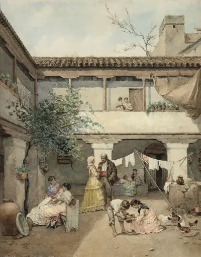 A Seville Courtyard