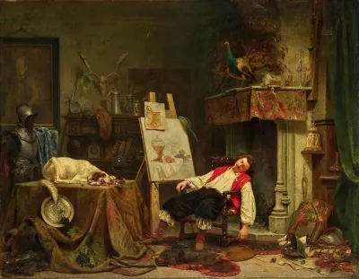 A Sleeping Painter