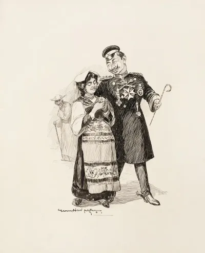 A Soldier Courts A Woman