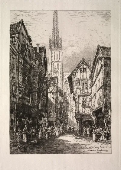 A Street In Rouen