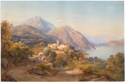 A Summer Evening At The Lago Maggiore