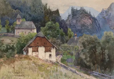 A View Of Johnsbach In Gesause Mountain Region