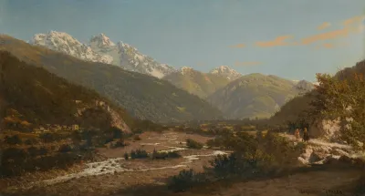 A View Of Mount Karaugom Caucasus