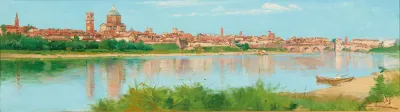 A View Of Padua From Ticino