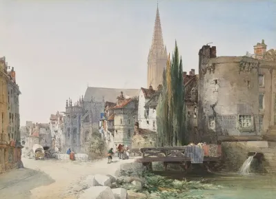 A View Of St Pier Caen France