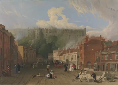 A View Of Thames Street Windsor