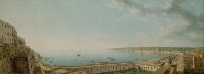 A View Of The Bay Of Naples Looking Southwest From The Pizzofalcone Toward Capo Di Posilippo