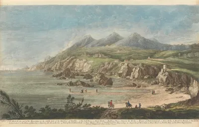 A View Of The Black Rocks And Of The Mountains On The South Side Of The Harbour Of Dublin