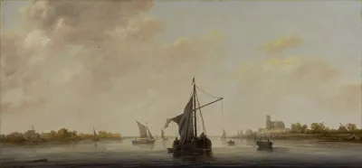 A View Of The Maas At Dordrecht