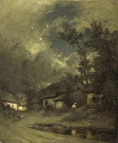 A Village By Night